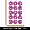 Polka Dot Hair Scrunchie Temporary Tattoo Water Resistant Fake Body Art Set Collection (1 Sheet)